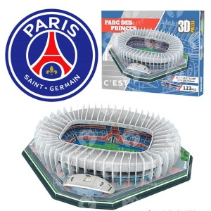 STADION PIŁKARSKI PUZZLE 3D PSG PARC DES PRINCES PARIS SAINT GERMAIN