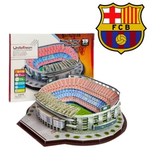STADION PIŁKARSKI CAMP NOU FC BARCELONA PUZZLE 3D