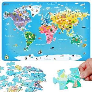 CLASSIC WORLD Puzzle Drewniane Mapa Świata