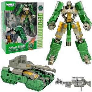WOOPIE Robot Transformujący SILVER BLADE 2w1 Czołg