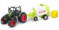 DUŻY TRAKTOR Z BELOWNICĄ BELARKA SIANO CIĄGNIK ROLNICZY XL 53 cm FARMA