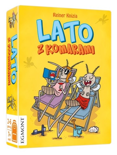 GRA LATO Z KOMARAMI KARCIANA PLANSZOWA REINER KNIZIA RODZINNA EGMONT