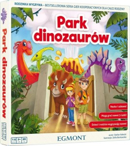 Gra planszowa KOOPERACYJNA Park dinozaurów Egmont 3+