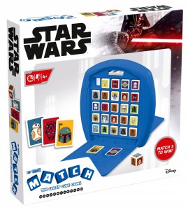 STAR WARS MATCH GRA PLANSZOWA szalona kostka top trumps dla dzieci 4+