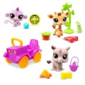LITTLEST PET SHOP ZESTAW SAFARI AUTO 3 FIGURKI zwierzątek LPS Akcesoria