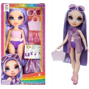 VIOLET WILLOW RAINBOW HIGH FASHION DOLL LALKA UBRANKA PLAŻOWE DLA LALEK