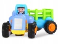 TRAKTOR KOPARKA BETONIARKA WYWROTKA Z NAPĘDEM ZESTAW 4 POJAZDÓW AUTKA