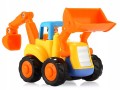 TRAKTOR KOPARKA BETONIARKA WYWROTKA Z NAPĘDEM ZESTAW 4 POJAZDÓW AUTKA