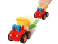 TRAKTOR KOPARKA BETONIARKA WYWROTKA Z NAPĘDEM ZESTAW 4 POJAZDÓW AUTKA
