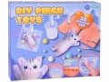 SLIME ZESTAW KREATYWNY SERIA ZRÓB TO SAM KOTY GLUTY ANTYSTRESOWY BRELOK DIY