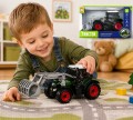 TRAKTOR Z ŁADOWACZEM CIĄGNIK ROLNICZY GOSPODARSTWO MASZYNA ROLNICZA FARMA